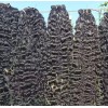 Raw Indian Human Hair Cuticle Aligned Bundle Extensionsstyle: burmese curly,