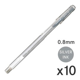 三菱鉛筆 Mitsubishi Pencil Um – 100 Silver 26 UM100 26 X 00068384 [Bulk Pack of 10]