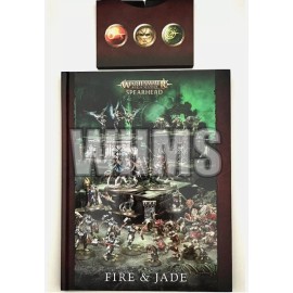 Games Workshop Warhammer Age of Sigmar 4.0 Spearhead Rules Fire & Jade Rule & Card Deck New AoS