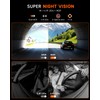 E-YEEGER Dash cam 360° Panorama, 4K+2.5K DashCam, 2" IPS Mini
