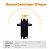 Hosyond 4Pack MG995 Servo Motors Digital RC Servo Metal Gears