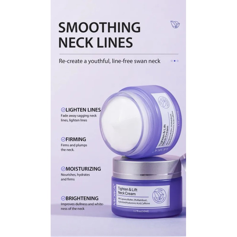 Crema Reafirmante Antiarrugas, Hidratante, Tensa El Cuello