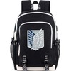 Roffatide Anime Backpack Printed College Bag Laptop Backpack with USB