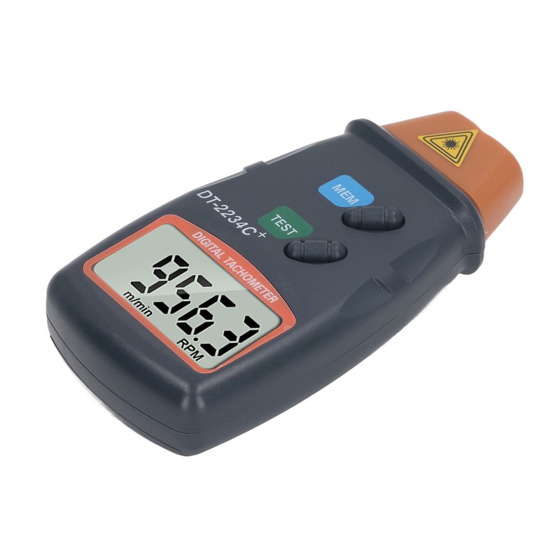Digital Tachometer Laser Photo Non Contact Tach Meter Measurement Tool