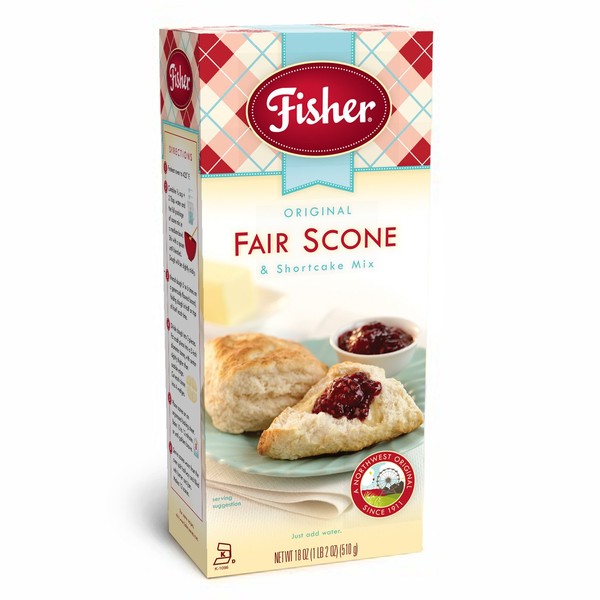 Fisher Original Fair Scone & Shortcake Mix, 18-Ounces (Pack of 6)
