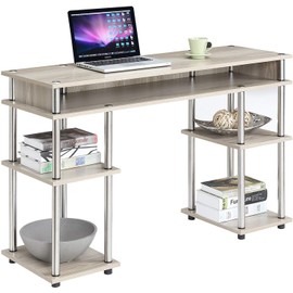 Convenience Concepts Designs2Go Tools Student Desk, Ice White