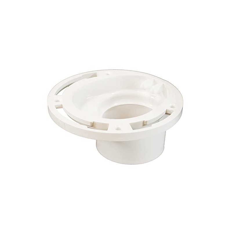 3 X 4 PVC 4 Way Overall Size Closet Flange