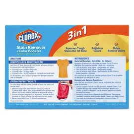 Clorox 2 03098 Stain Remover and Color Booster Powder, Original, 49.2oz Box (Case of 4)