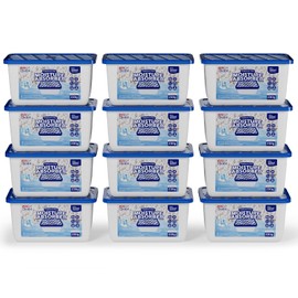 W&E Choice Moisture Absorbers, Portable Humidity Absorber Boxes for Your Bathroom, Closet & Car, Dehumidifier with Fragrance Free, 12 Pack