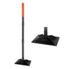Garden Steel Tamper with 45 Inch Handle, Hand Ground Tamper