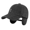Clakllie Baseball Cap Men's Winter Warm Wool Fleece with Ear