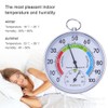 Indoor Thermometer Hygrometer Temperature and Humidity Meter Aluminium Alloy for