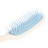 HilBeliFU Antislip Long Handle Hair Brush, Plastic Curved Handle Brush