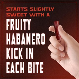 MaxJerky Kansas City Sweet Heat Beef Stick Bites - High Protein Meat Snack - Spicy Beef Jerky Tender Bites (6.5oz)