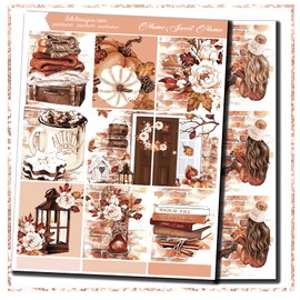 Life Planner Sticker Kit, Home Sweet Home, over 150 stickers on premium matte