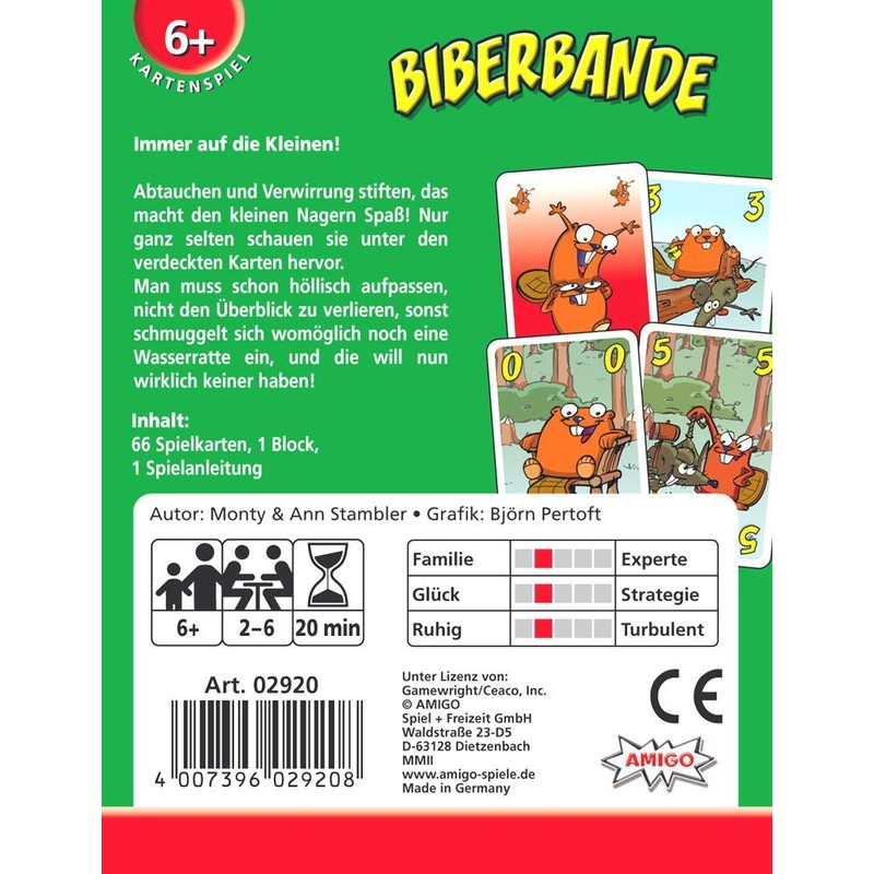 Amigo Spiele 2920 - Biberbande