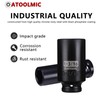 ATOOLMIC Deep Impact Socket, 1/2-Inch Drive,6 points, SAE 1-3/16 Inch