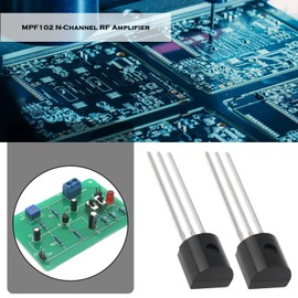 EMSea 20pcs MPF102 N-Channel RF Amplifier TO-92 N-Channel Transistor 20MA MOS Field Effect Transistor
