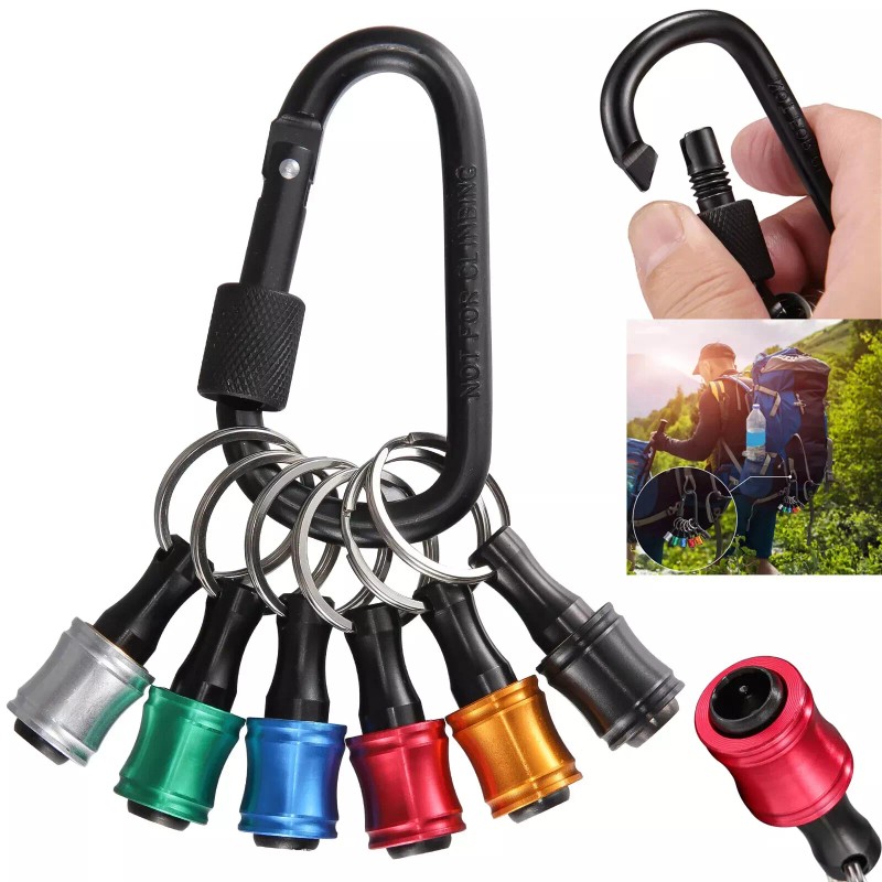custom-sign 1/4" Hex Shank Quick Release Keychain Screwdriver Drill Bit