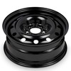 For 87-96 Jeep Wrangler 16 Inch Black Steel Rim -