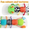 LIGHTDESIRE Baby Toys Musical Caterpillar,Infant Toys Stuffed Animals with Ruler