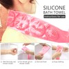 ICSTM Back Scrubber for Shower,2 Pcs Silicone Back Scrubber for
