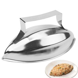 Fried Rice Press Mold Papaya Shaped Stainless Steel Rice Shaper Mold for Egg Fried Riceball Omurice Omelette Sushi Plating