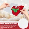 CAREDGO Pop Up Christmas Cards, 2 Pieces Christmas Card with