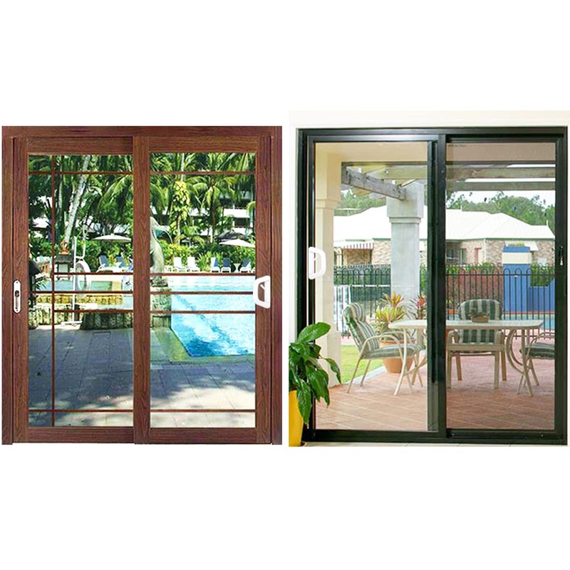 ALLYWASAI Sliding Patio Door Handle Set with Mortise Lock, Suitable
