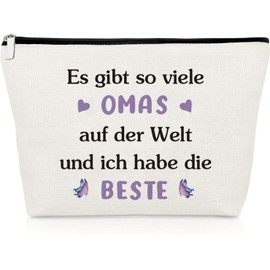 Make-Up Taschen Oma, Geschenk für Oma, Oma Geschenk Weihnachten,Oma Geschenk, Valentinstag für Oma, Geburtstagsgeschenk für Oma, Muttertagsgeschenke für Oma