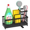 Vinsani Kitchen Sink Caddy Organiser with Auto-Draining Tray – Removable