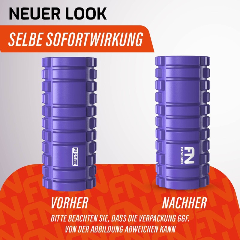Fit Nation Fascia Roll – Foam Roller Set for Self-Massage