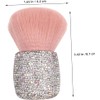 Brocha Retráctil Rosa con Cabeza de Champiñón para Maquillaje y