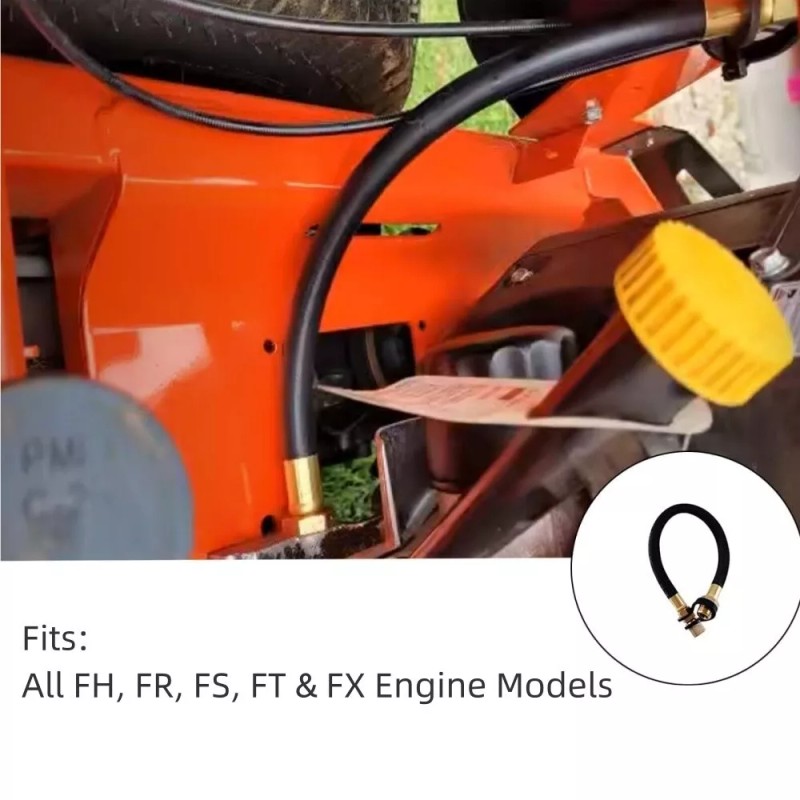 For Toro, For Kawasaki, For Kubota Engine Flex Drain Hose