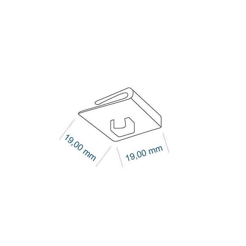 Pack of 100 Ceiling Clips for Grid Ceilings / Odenwald