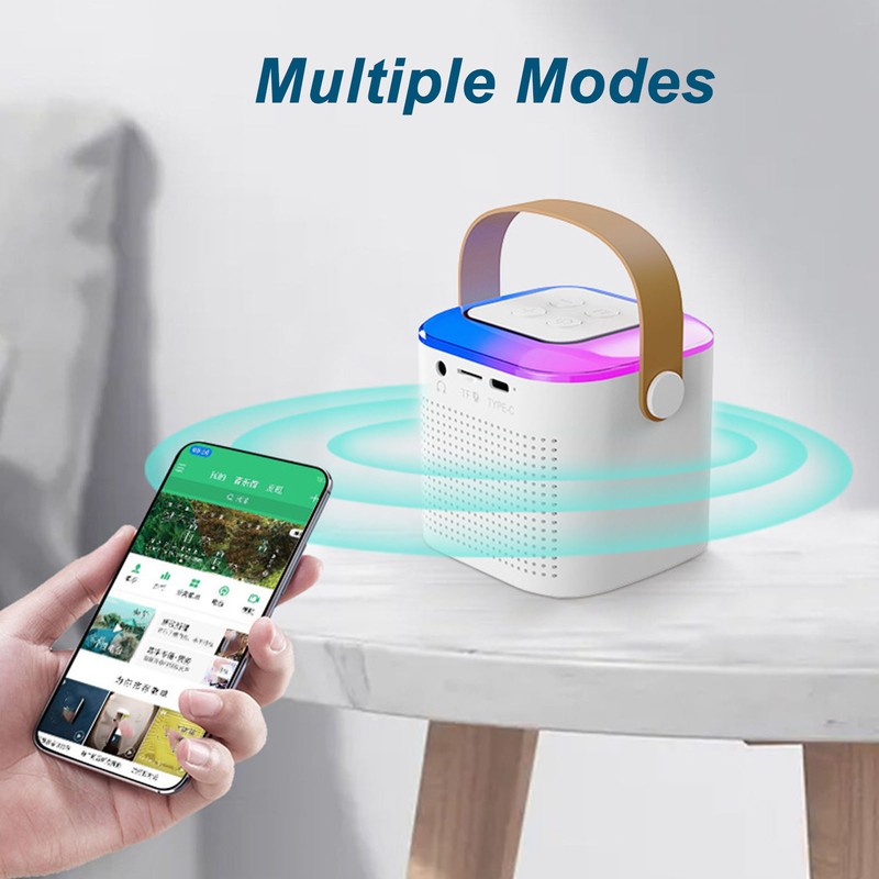 Portable Bluetooth Speaker Multifunctional 360° Stereo Surround Sound Wireless Bluetooth