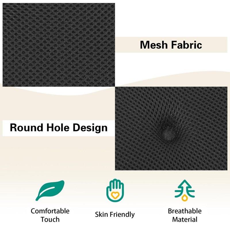 baibu Bar Stool Cushions, Super Breathable Round Bar Stool Covers