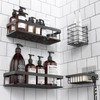 UUlioyer Shower Caddy, Shower Shelf No Drilling, Bathroom Accessory with