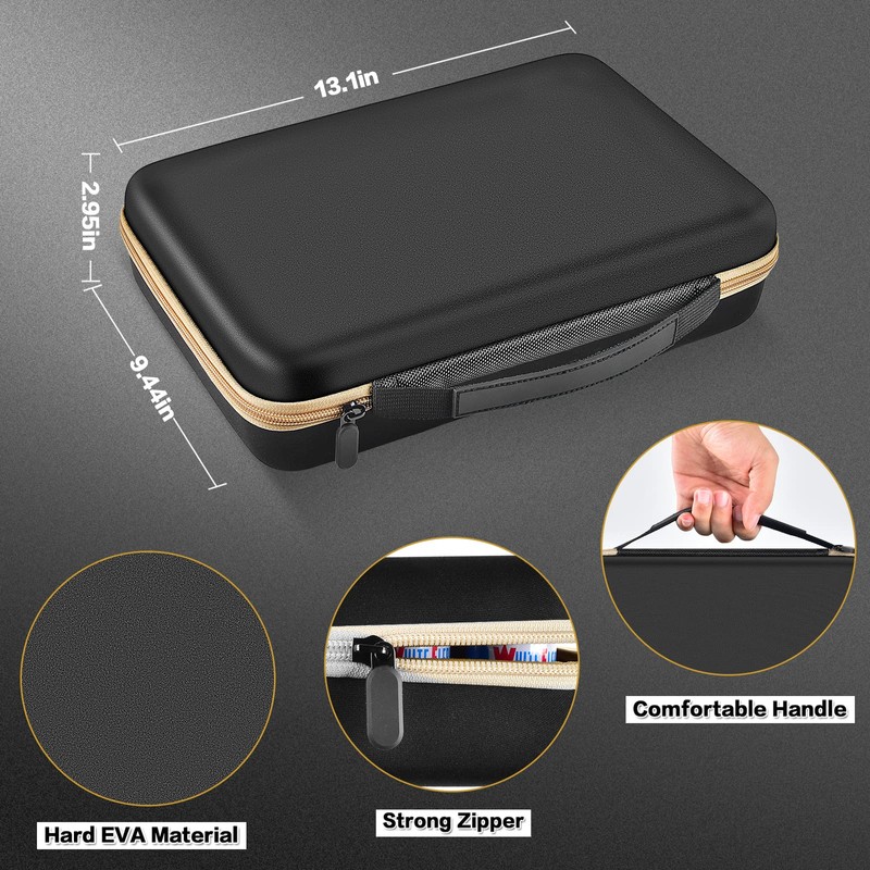 Boobowl Battery Organizer Case, Batteries Holder Box Container Carrying Hard