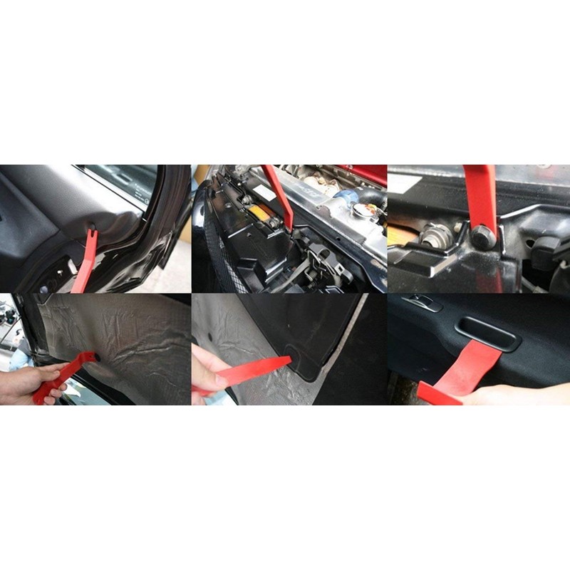 Neilsen CT2287 Car Trim Removal and Moulding Set, Red