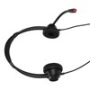 Call Center Headset Noise Cancelling Mic Supports Speaker Volume Adjustment