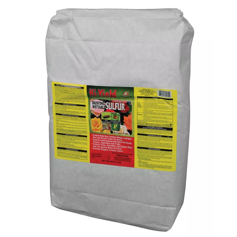 Hi-Yield Dusting Wettable Sulfur - 25 Lbs.