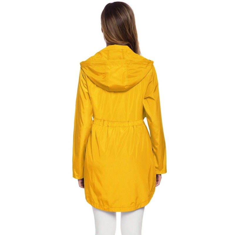 Avoogue Womens Lightweight Waterproof Rain Jacket Raincoat Trench Coat Anorak