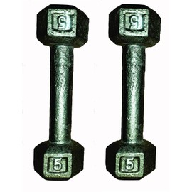 TDS Hex Dumbell - 5lb - Sold as Pair