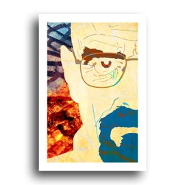 Breaking Bad Treading Lightly - Walter White Jesse Pinkman - 13x19 Original Minimalist Art Poster Print