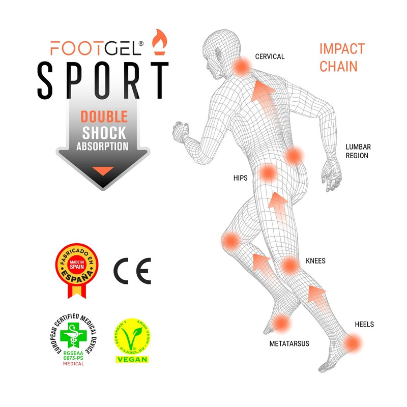 Footgel - Sports Insoles (39-42)