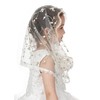 PAMOR Infinity First Communion Veils for Girls Lace Chapel Veil