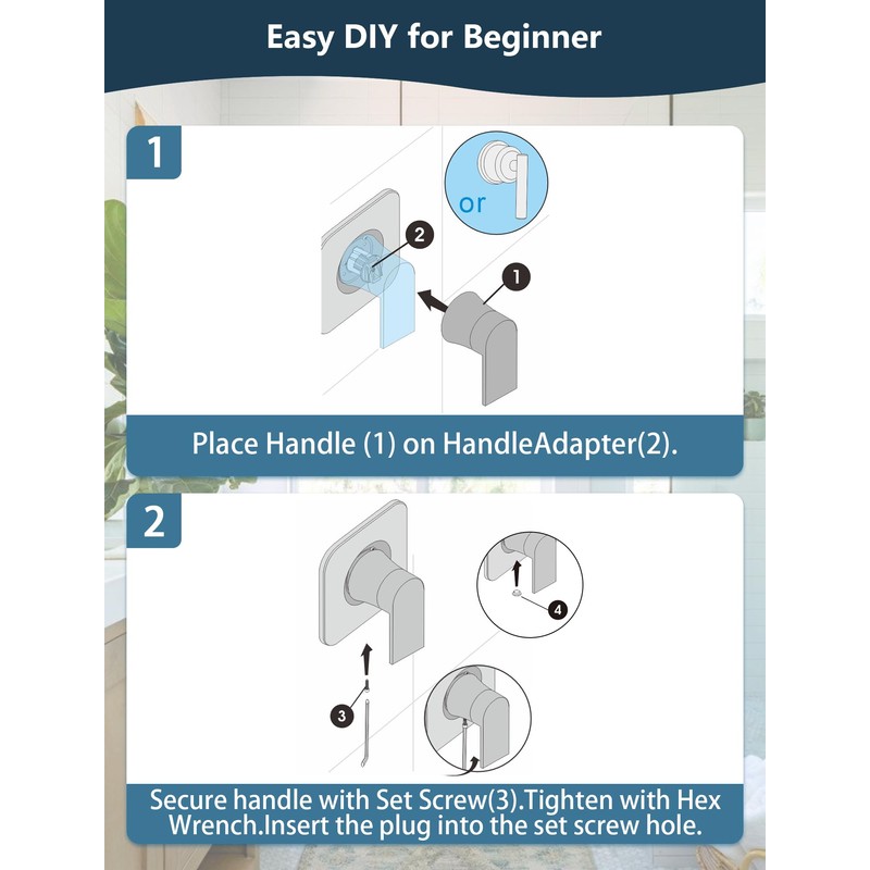 Replacement Shower Escutcheon Plate for Moen T2471BL Gibson Posi-Temp Trim