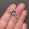 Unbranded 8 Lobster Charms Antique Silver Tone - SC296