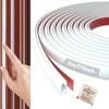 Bettinay 7M D Shape Door Draft Excluder Strip, Sealing Soundproofing